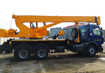 Automacara de 18 tone achizitionata cu fonduri UE